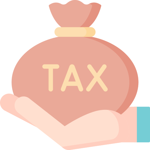 belastingen Special Flat icoon