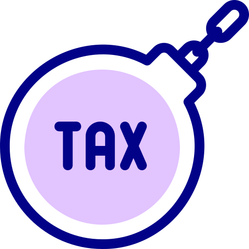Tax Detailed Mixed Lineal color icon