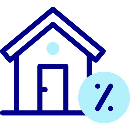 Property Detailed Mixed Lineal color icon