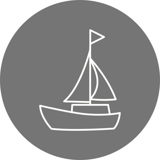 zeilboot Generic Circular icoon
