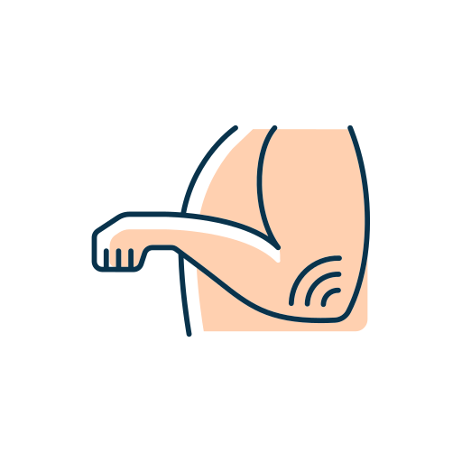 Elbow Generic Thin Outline Color icon