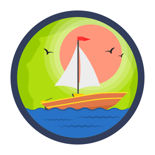 schlauchboot Generic Circular icon