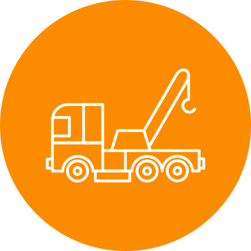 Tow truck Generic Circular icon