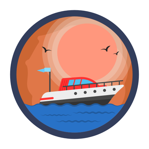 segelboot Generic Circular icon