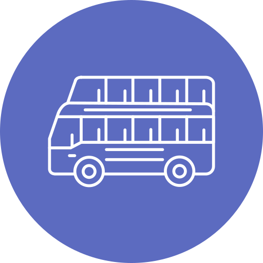 이층 버스 Generic Circular icon