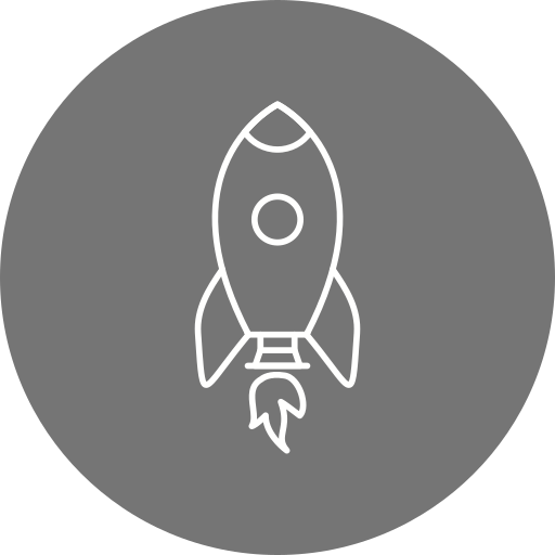 Rocket launch Generic Circular icon