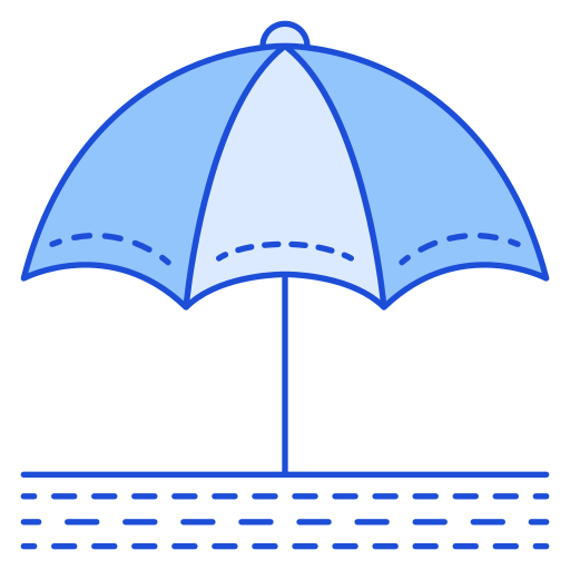 sonnenschirm Generic Blue icon