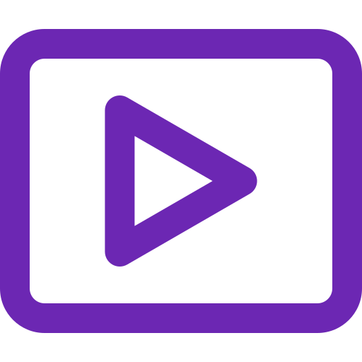 video Generic Simple Colors icon