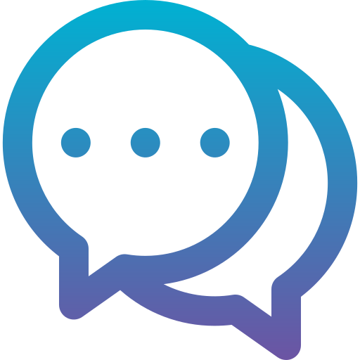 burbuja de chat Generic Gradient icono