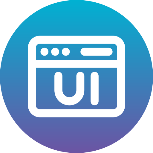 User interface Generic Flat Gradient icon