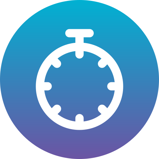 Stopwatch Generic Flat Gradient icon