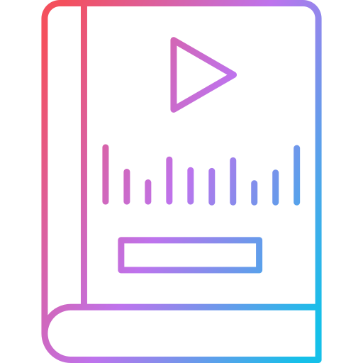 audiolibro Generic Gradient icona