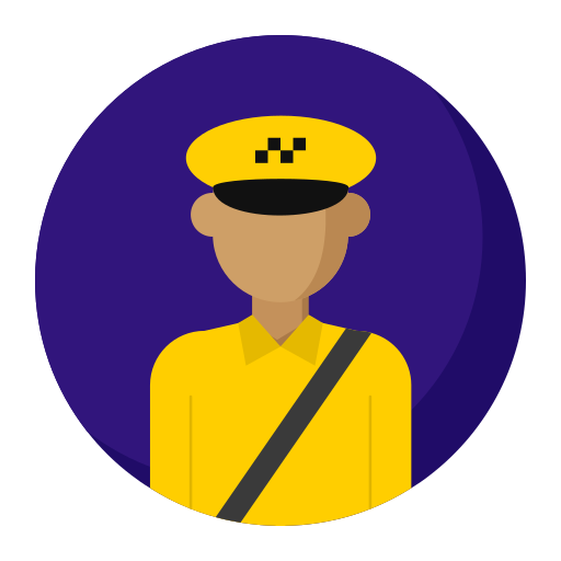 conductor de taxi Generic Flat icono