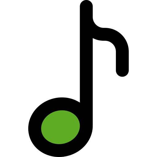音符 Generic Outline Color icon
