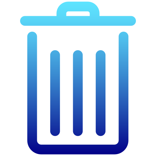 Trash Generic Gradient icon