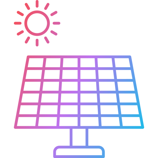 panneau solaire Generic Gradient Icône