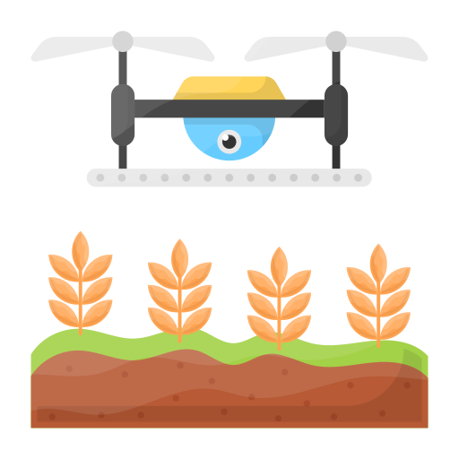 inteligentne rolnictwo Generic Flat ikona