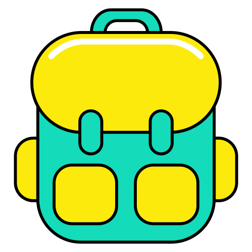 bolsa de viaje Generic Outline Color icono