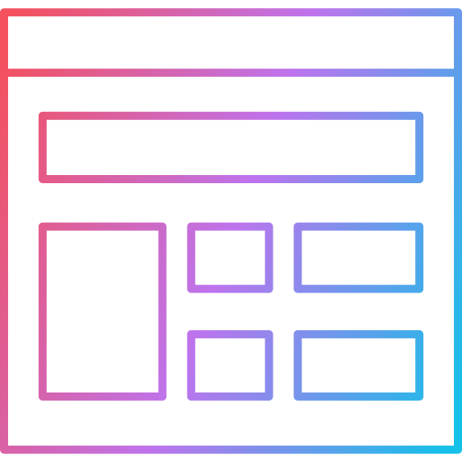 レイアウト Generic Gradient icon