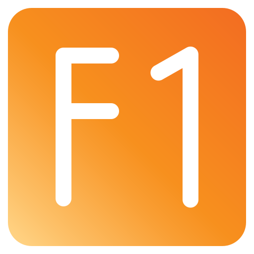 f1 Generic Flat Gradient Ícone