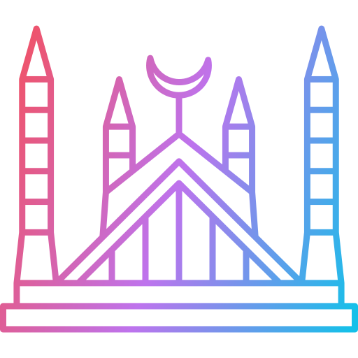 Faisal mosque Generic Gradient icon