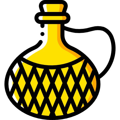 Wine bottle Basic Miscellany Yellow icon