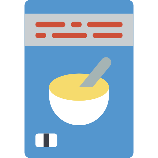 Cereal Basic Miscellany Flat icon