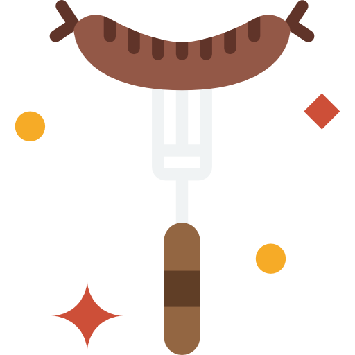 Sausage Basic Miscellany Flat icon