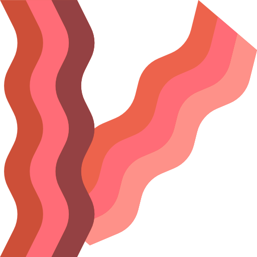 bacon Basic Miscellany Flat icona