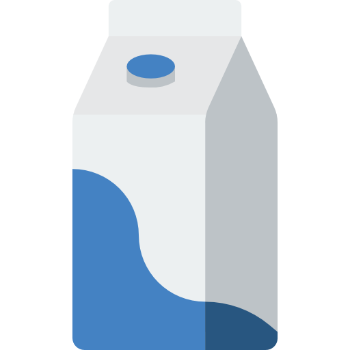 mleko Basic Miscellany Flat ikona