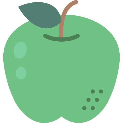 jabłko Basic Miscellany Flat ikona