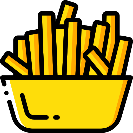 papas fritas Basic Miscellany Yellow icono