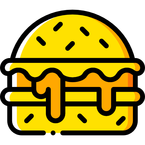 Burger Basic Miscellany Yellow icon
