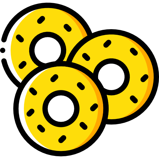 Doughnut Basic Miscellany Yellow icon