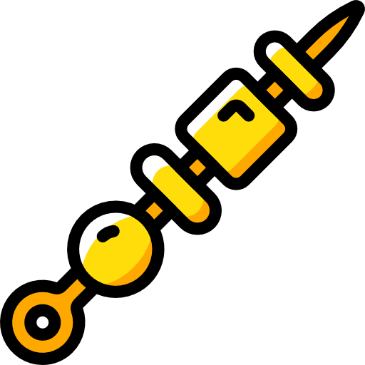 Skewer Basic Miscellany Yellow icon
