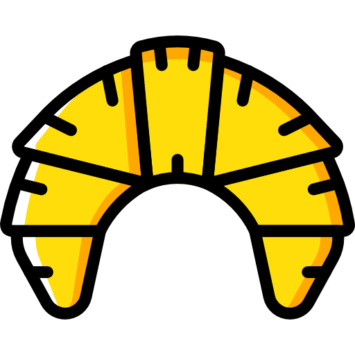 Croissant Basic Miscellany Yellow icon