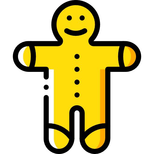 peperkoek man Basic Miscellany Yellow icoon