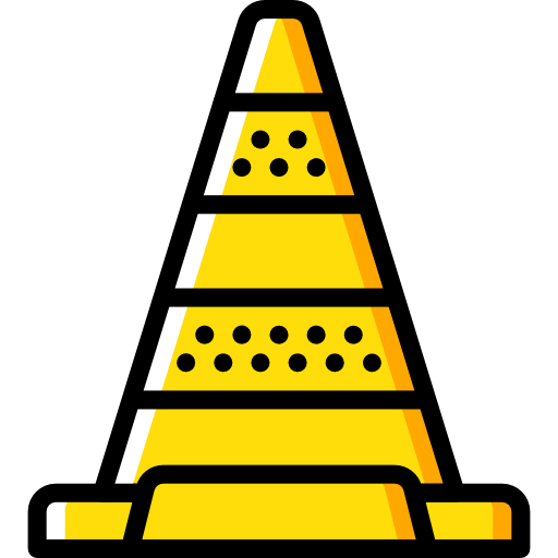 Cone Basic Miscellany Yellow icon
