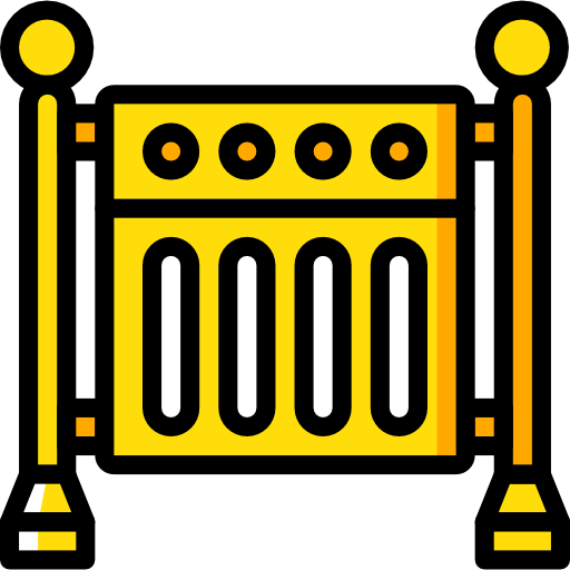 Fence Basic Miscellany Yellow icon