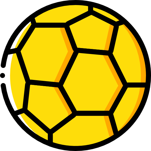 voetbal Basic Miscellany Yellow icoon