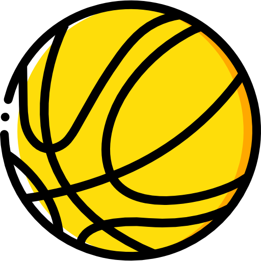 basquetebol Basic Miscellany Yellow Ícone