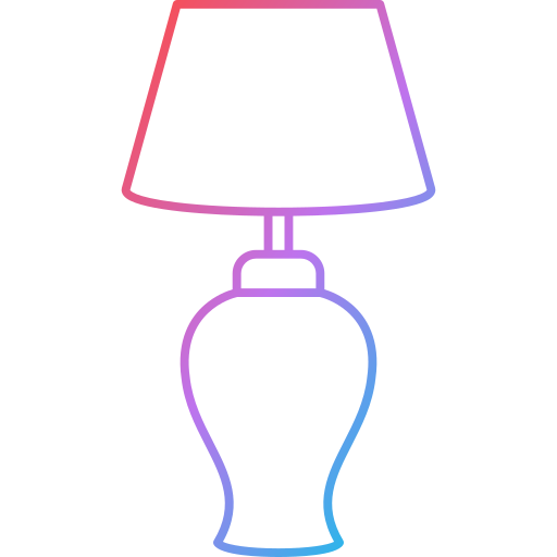 lâmpada de mesa Generic Gradient Ícone