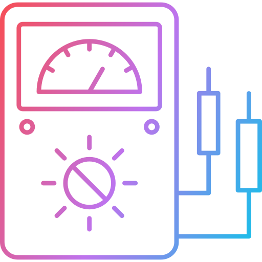 compteur électrique Generic Gradient Icône