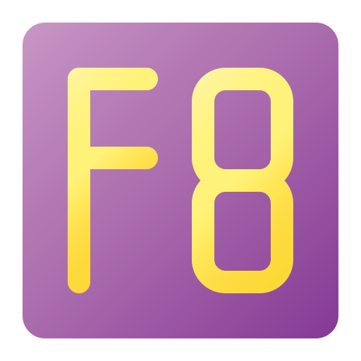 F8 Generic Flat Gradient icon