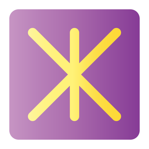 asterisco Generic Flat Gradient icono