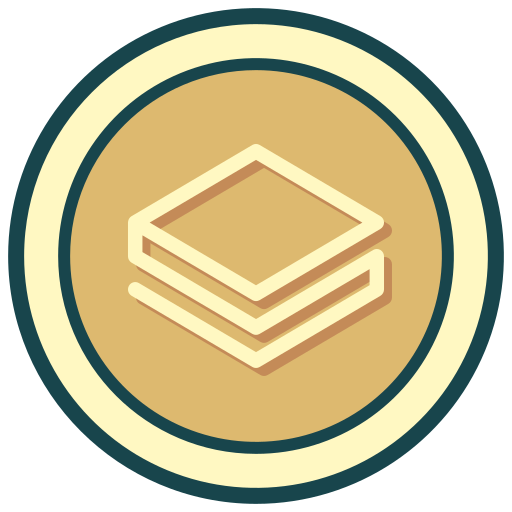 Coin Generic Outline Color icon