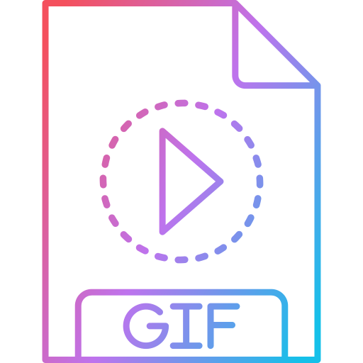 gif Generic Gradient ikona