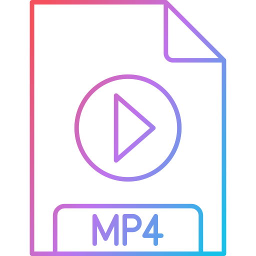 mp4 Generic Gradient icon