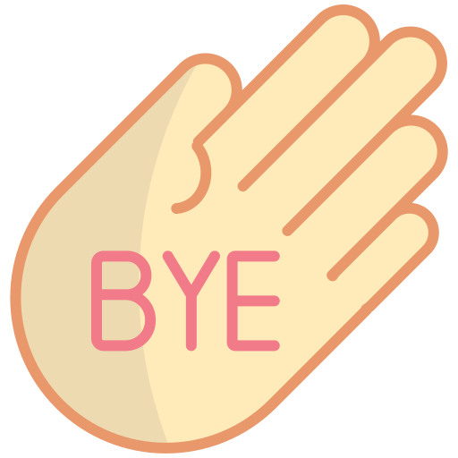 Bye Generic Flat icon