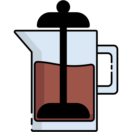French press Generic Thin Outline Color icon
